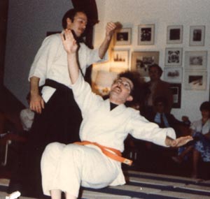 YWCA Princeton Dojo
Demo at Lions Club
Dave Nachman Sensei, Joe Pepin (uke)
1983?
